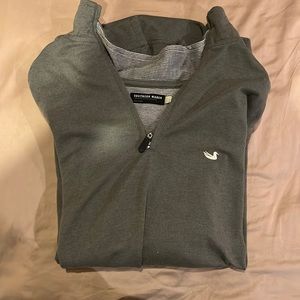 Grey quarter zip